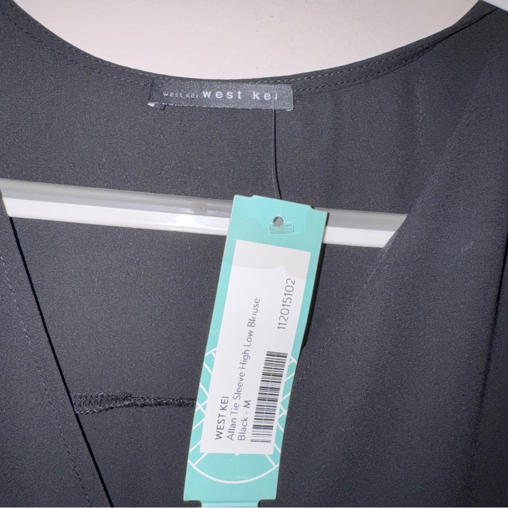 West Kei Black Women's Blouse - Picture 2 of 3